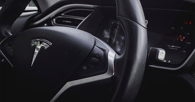 Tesla Model S dashboard